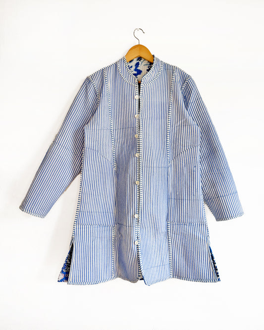 Blue Boho - Long Tailored Jacket