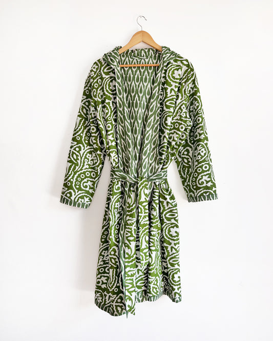 Forest Green - Long Kimono