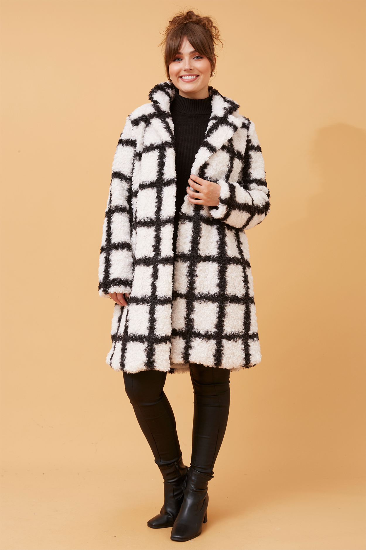 Stella Check Coat