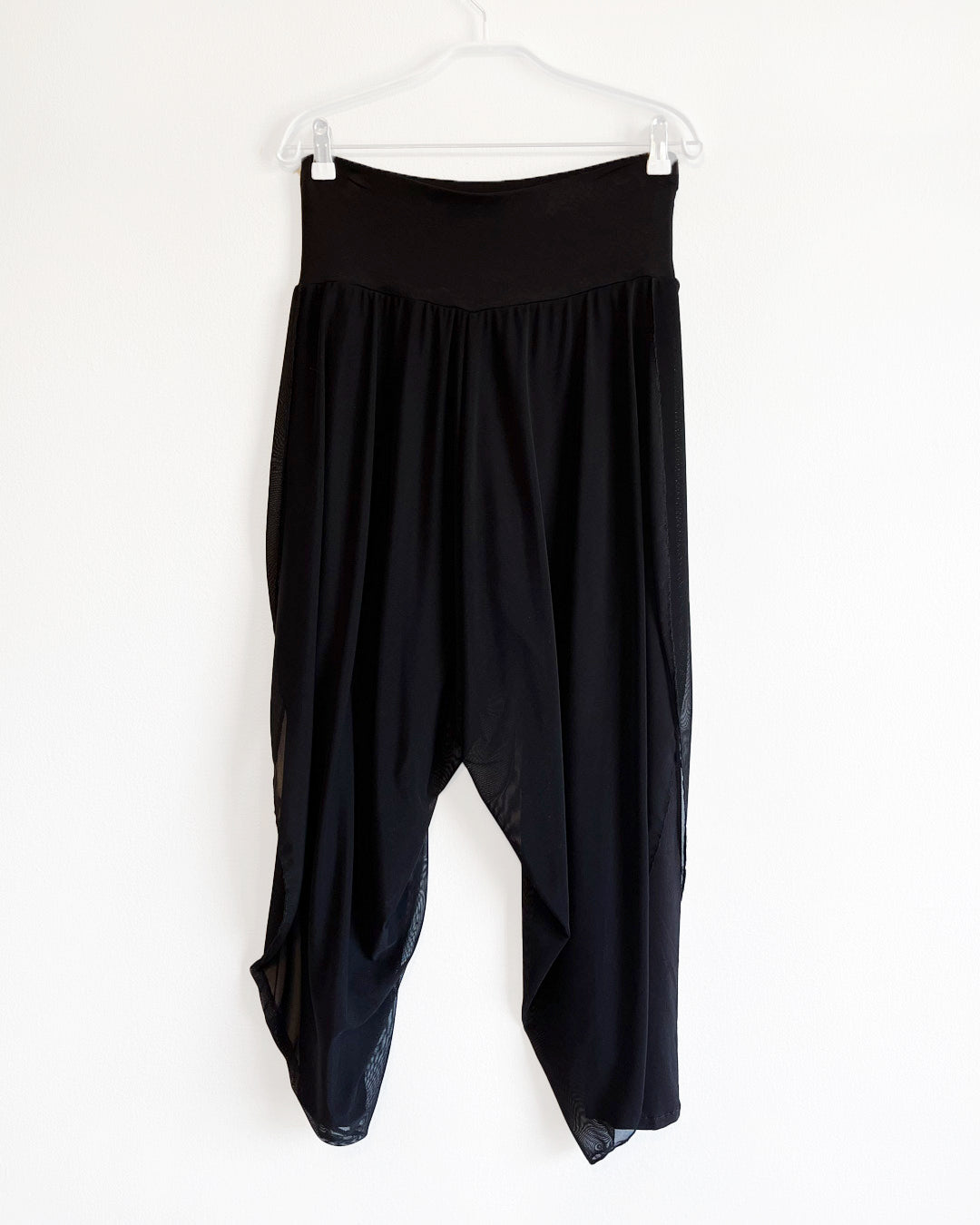 Mesh wrap pants