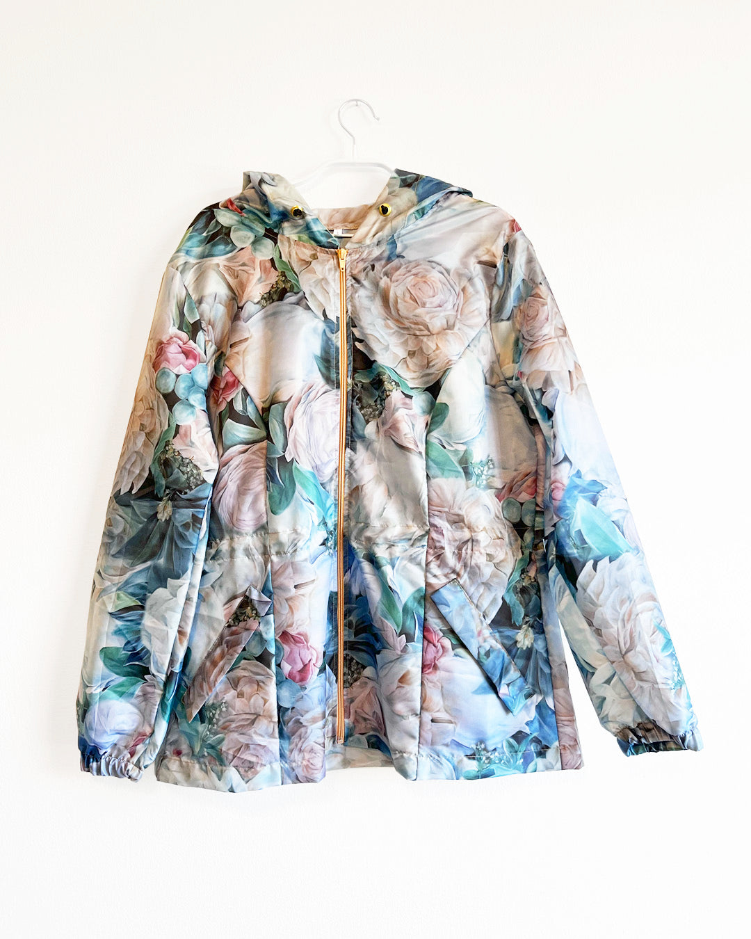 Floral raincoat - short