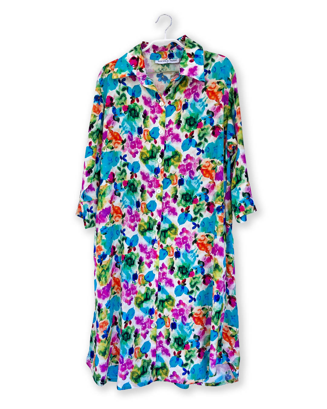Ronica Dress - Blooming Turquoise