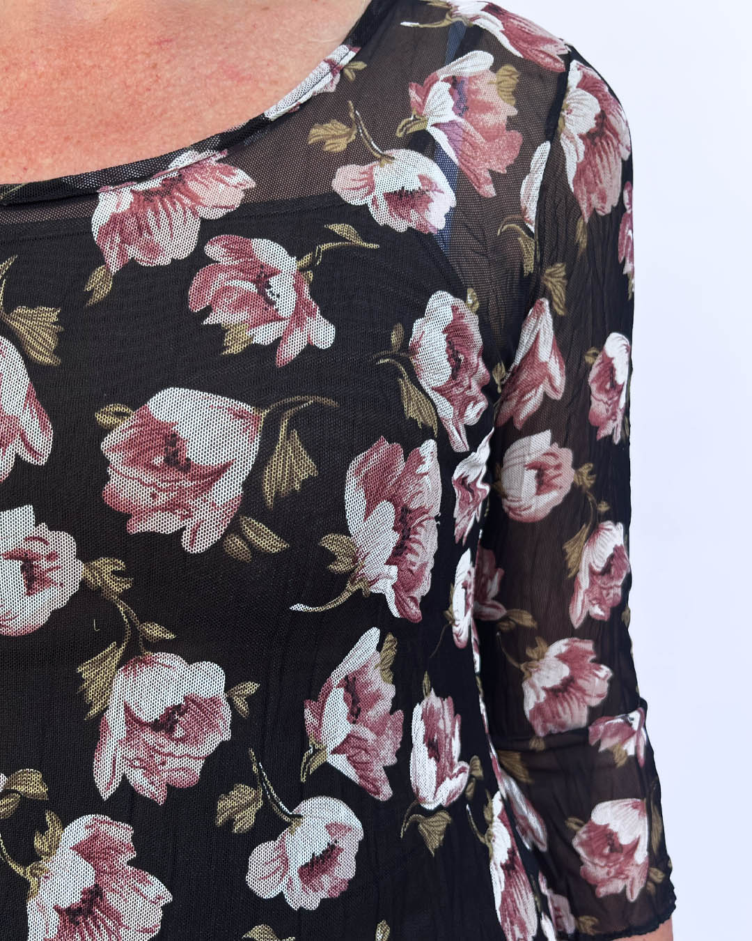 Hanky dress - pink floral