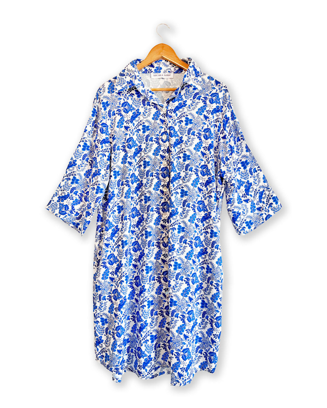 Ronica Dress - Royal Boho Print
