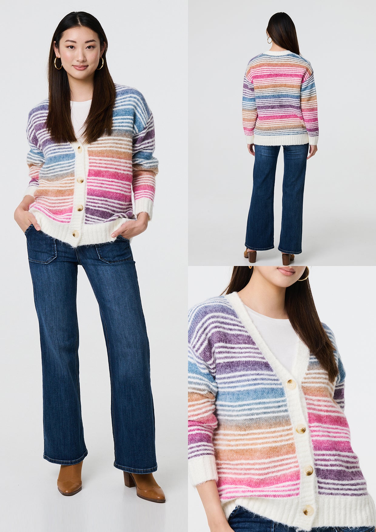 Stella Bright Stripe Cardigan