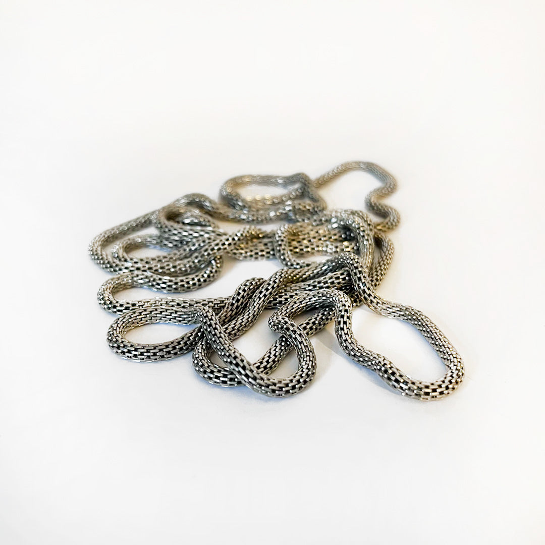 Mesh Necklace - Silver