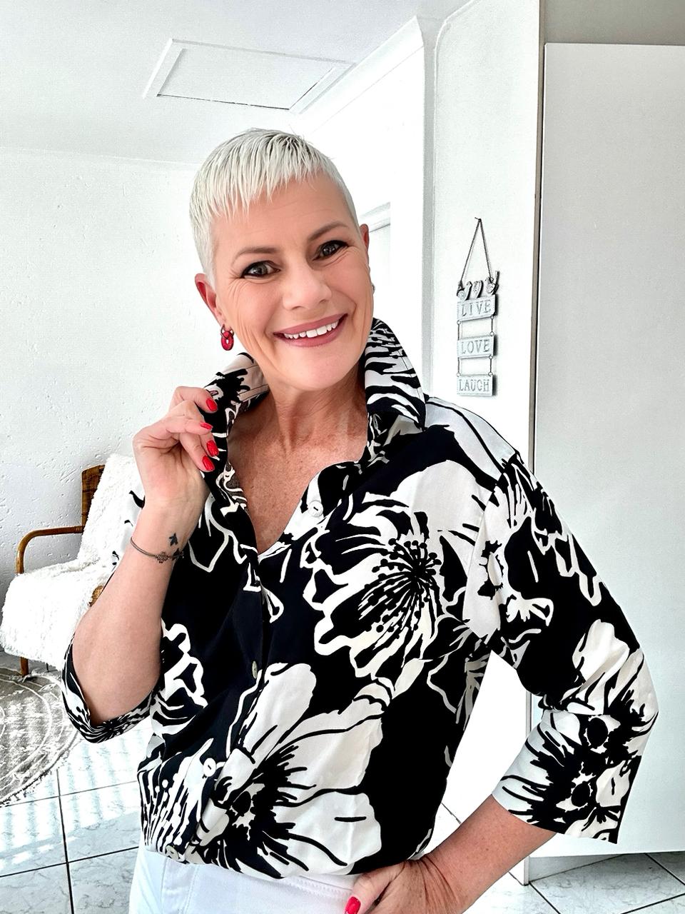 Ronica Shirt - Black & White