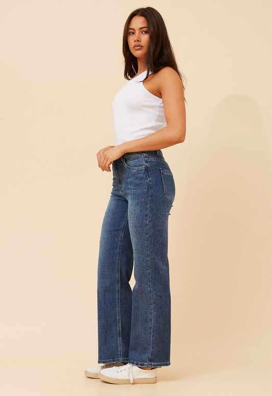 Stella Morgan - Dark Denim Glitter Jeans