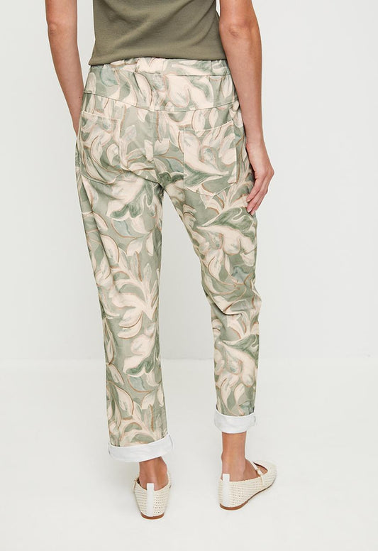 Stella Morgan - Green & Cream Jogger