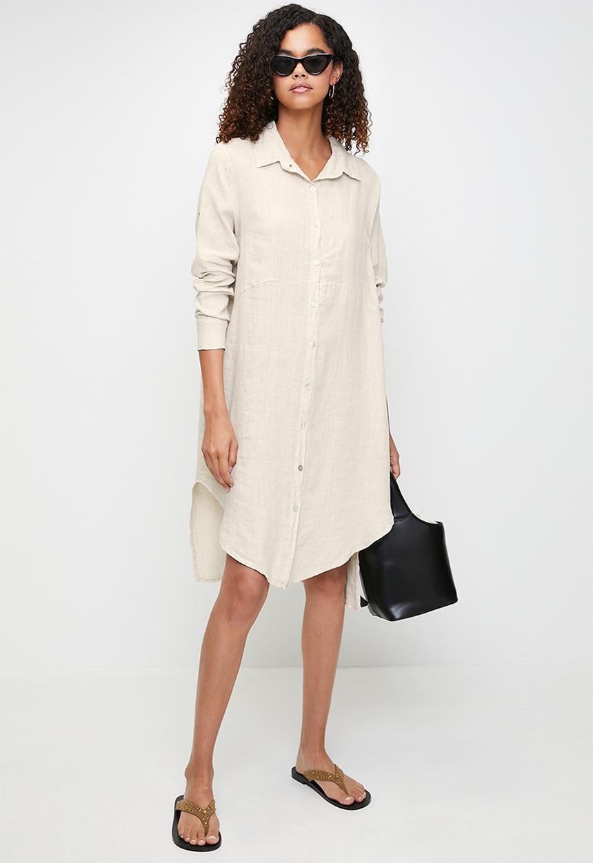 Stella Morgan - Beige Shirt Dress