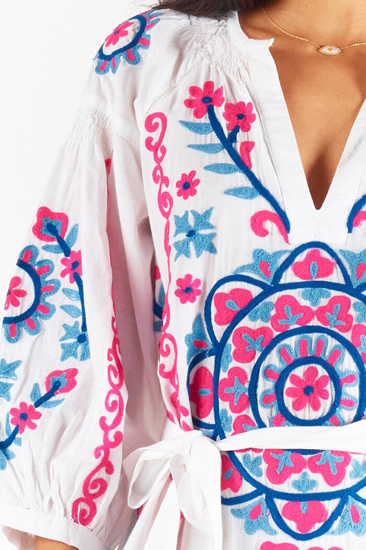 Mediterrane Dress - White