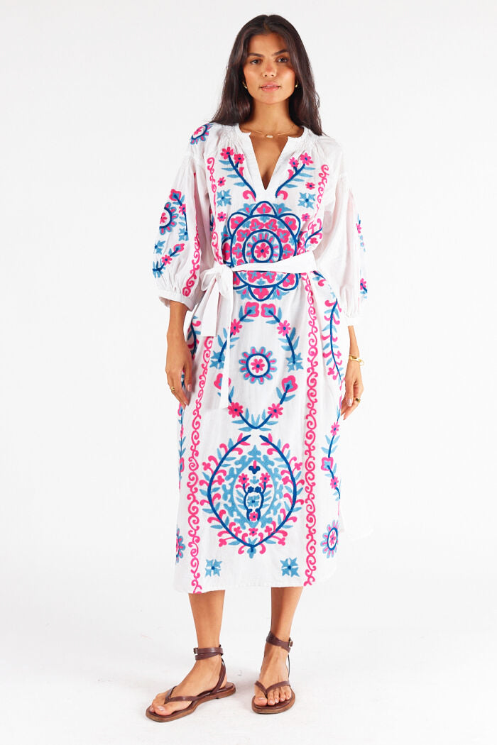 Mediterrane Dress - White