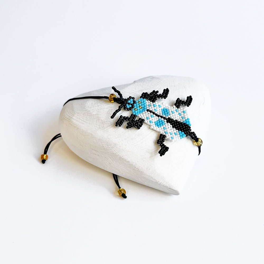 Blue bug bracelet
