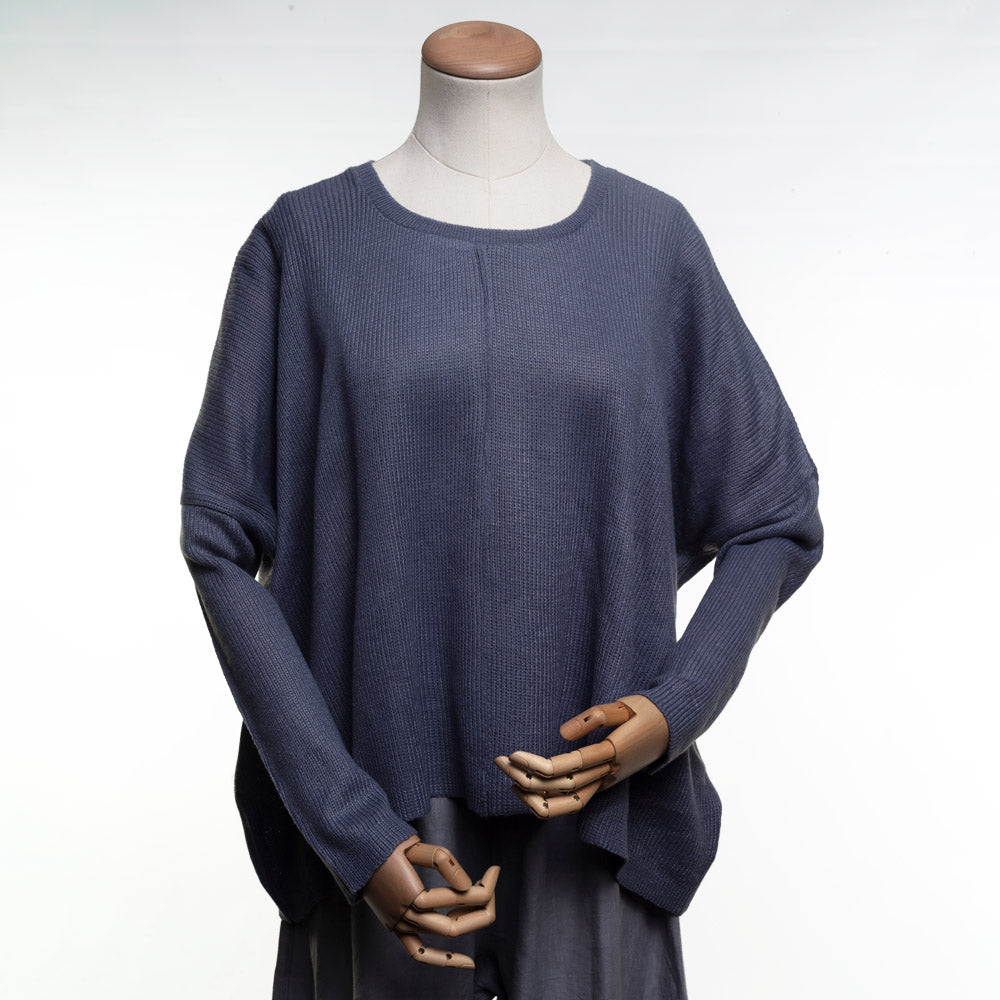 Nicky Knit 100% cotton splinter (blue)