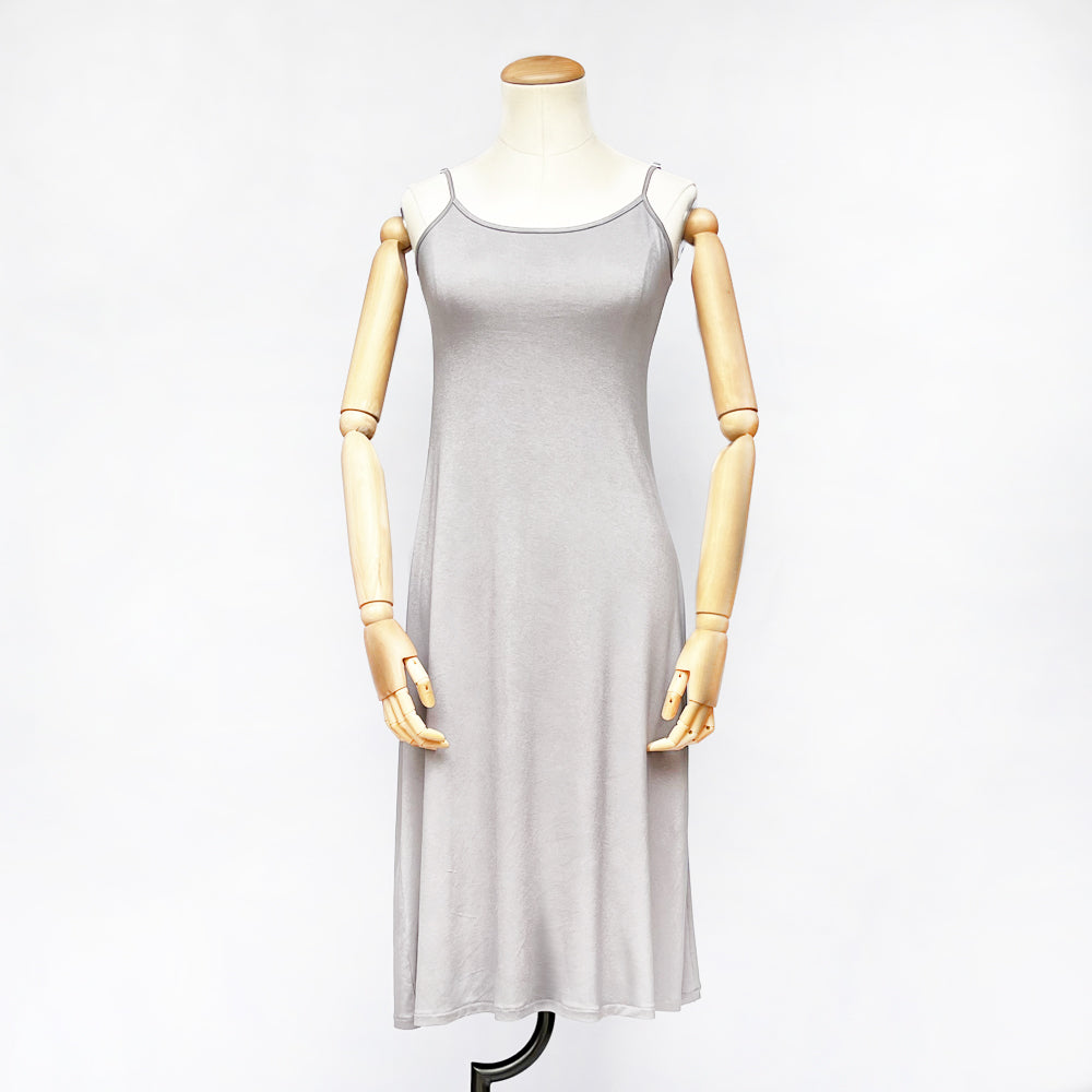 Light grey viscose cami dress