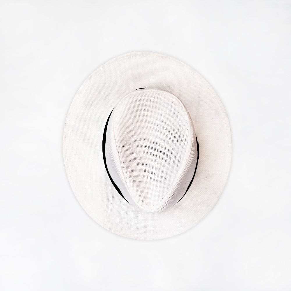White Paper Panama Hat
