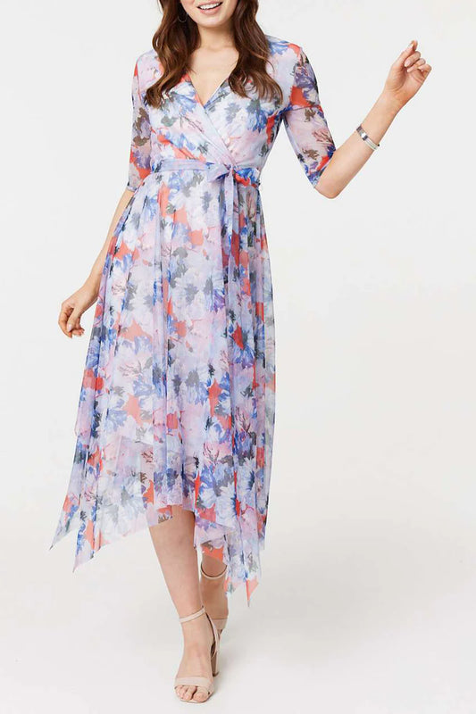 Floral Mesh Dress