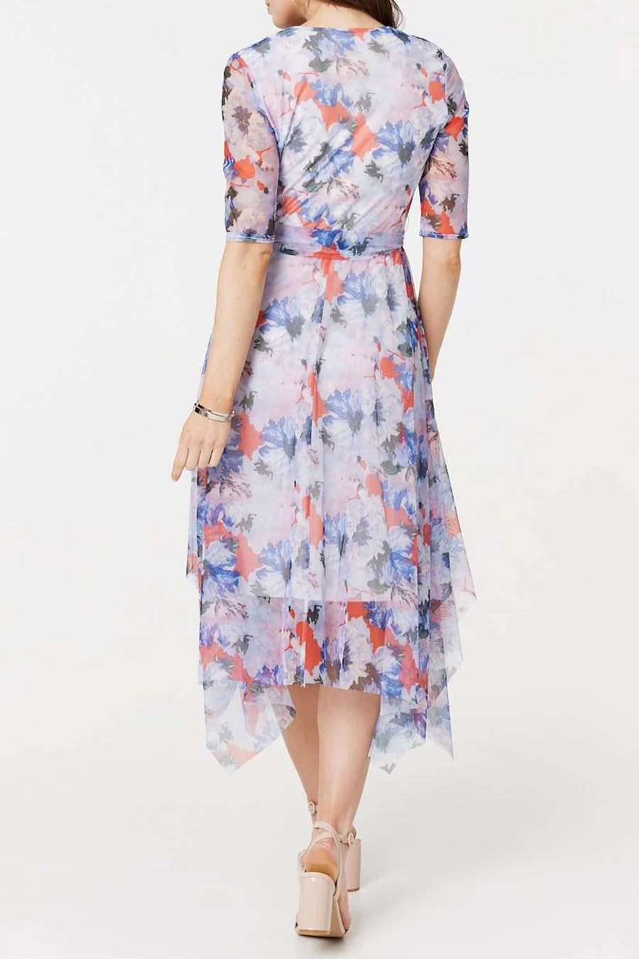 Floral Mesh Dress