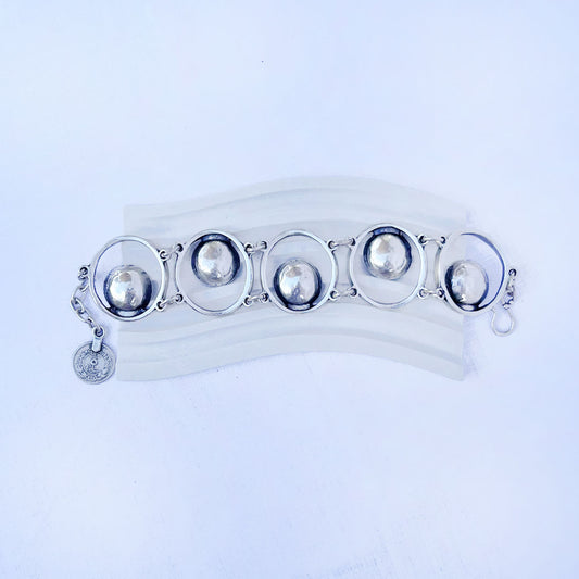 Circle Silver Bracelet