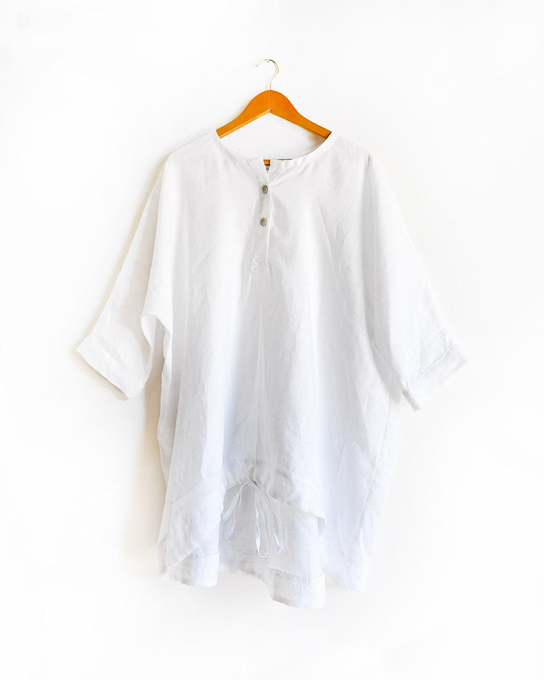 White Linen Pizzazz Top