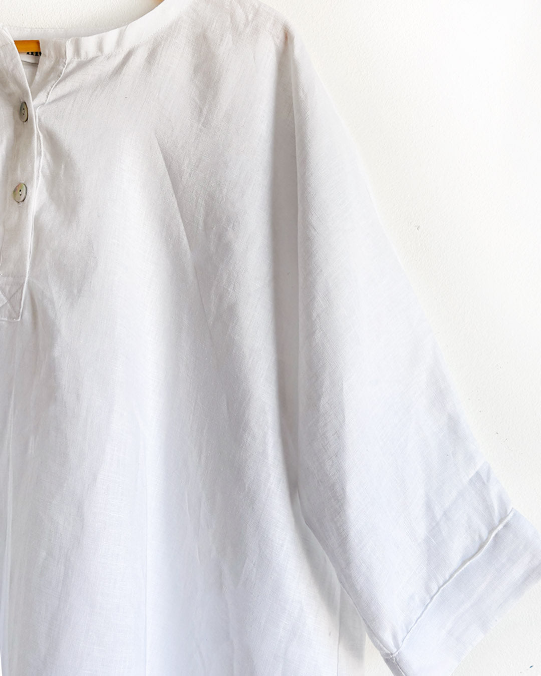 White Linen Pizzazz Top