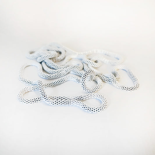 Mesh Necklace - White
