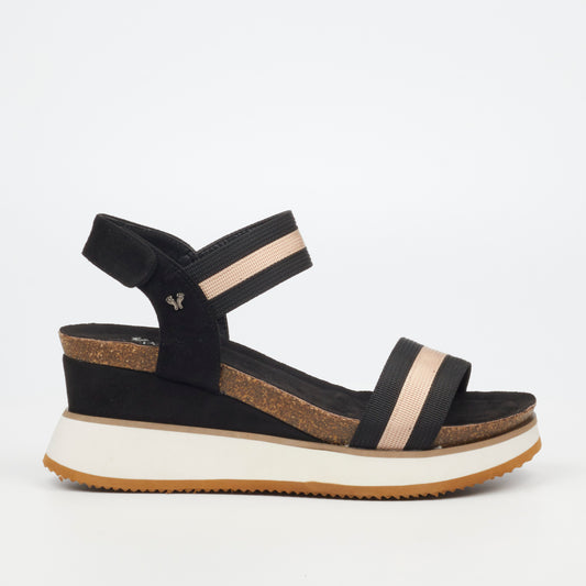 Butterfly Feet - Salma - Black Wedges