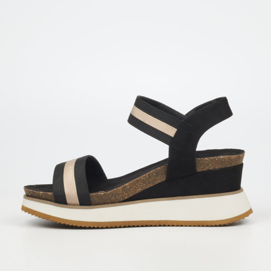 Butterfly Feet - Salma - Black Wedges