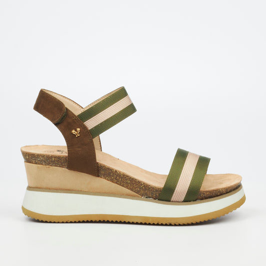 Butterfly Feet - Salma - Olive Wedges