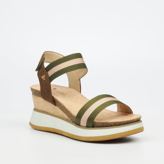 Butterfly Feet - Salma - Olive Wedges