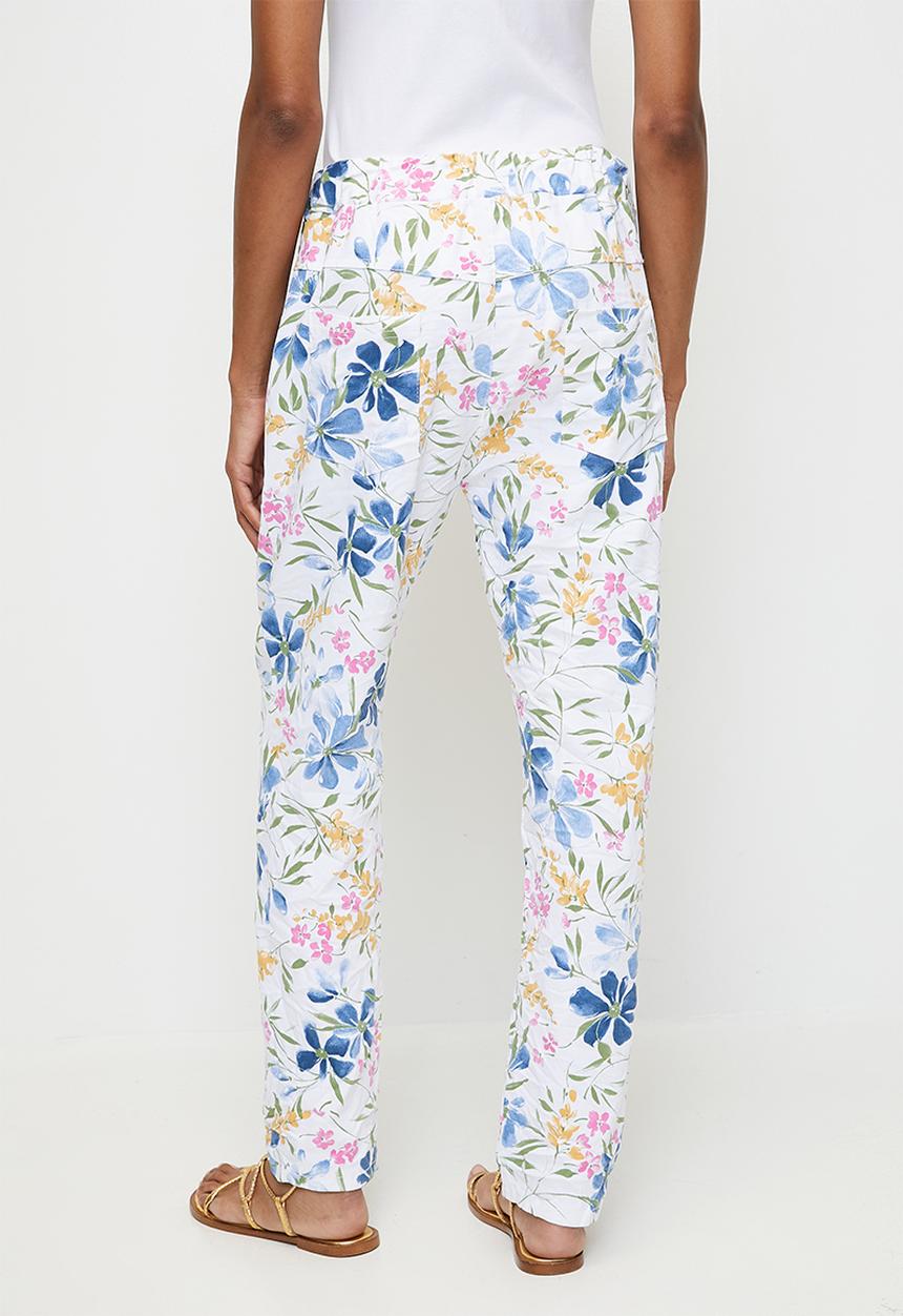 Izabel - White & Wildflower Jogger