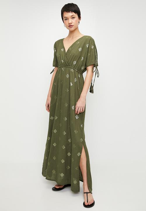 Izabel Caftan - Khaki