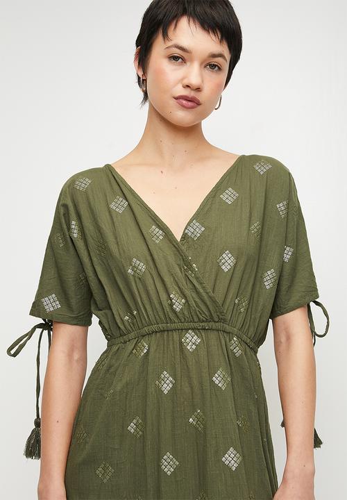 Izabel Caftan - Khaki