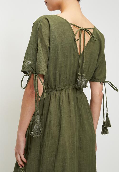Izabel Caftan - Khaki