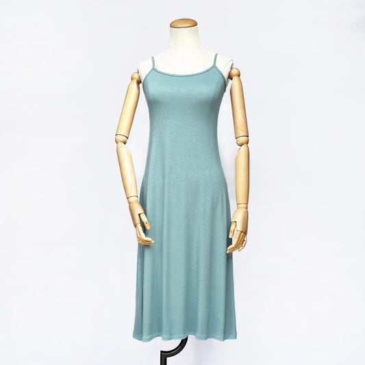 Sea foam viscose cami dress