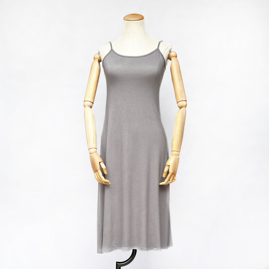 Grey viscose cami dress