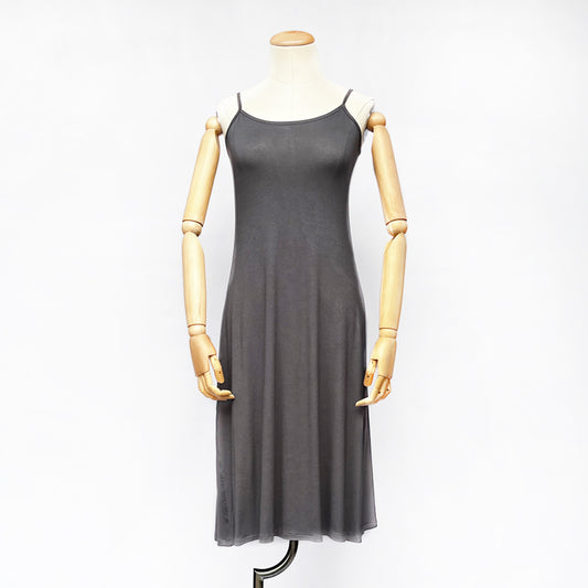 Charcoal viscose cami dress